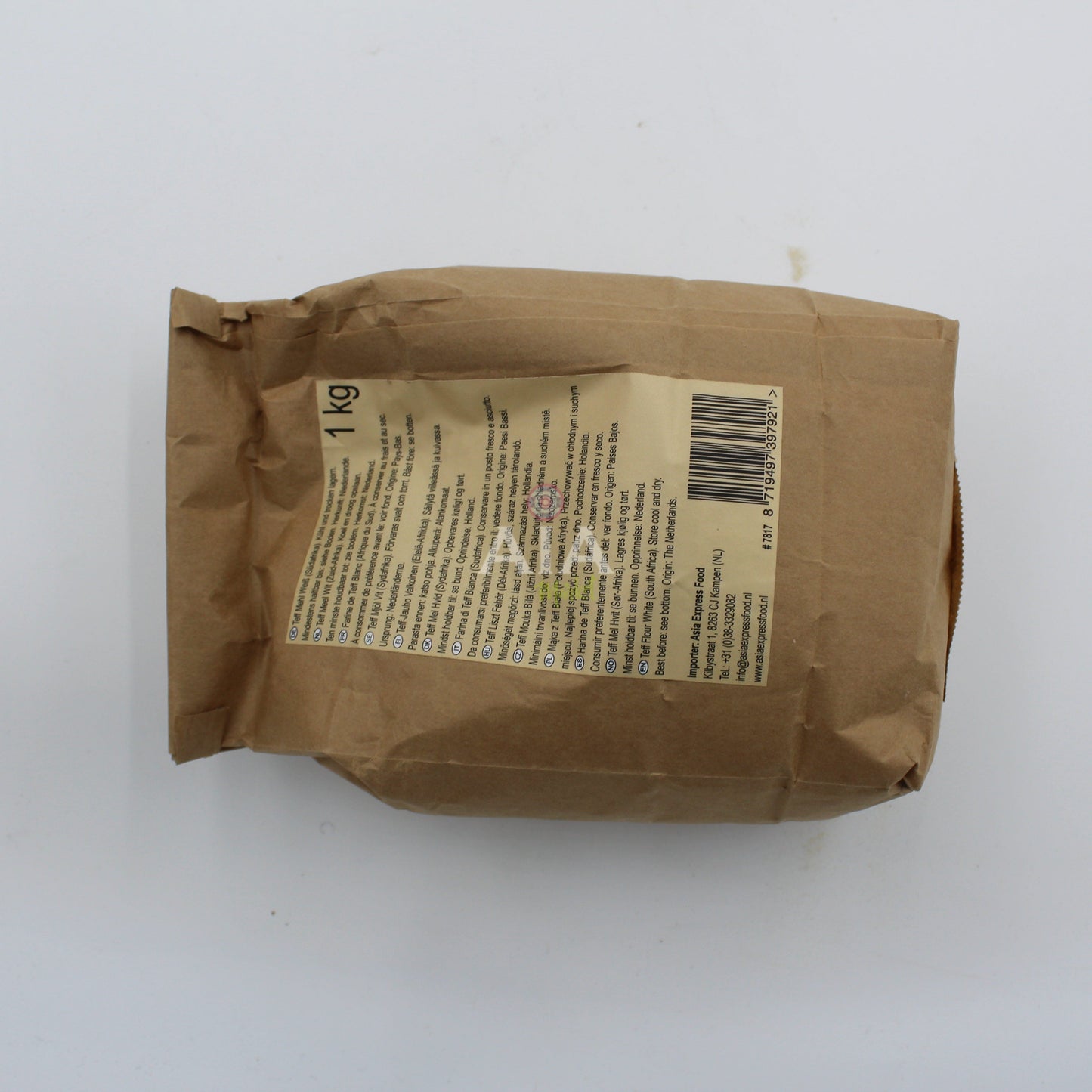 Afroase Weißes Teffmehl 1Kg