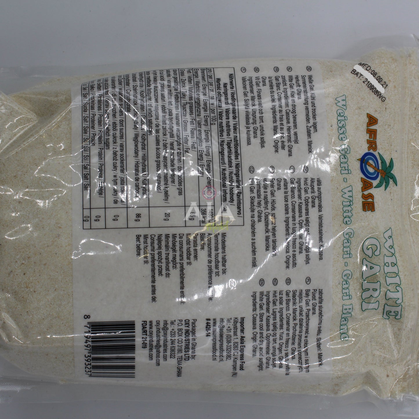 Afroase Weißer Knoblauch 1Kg