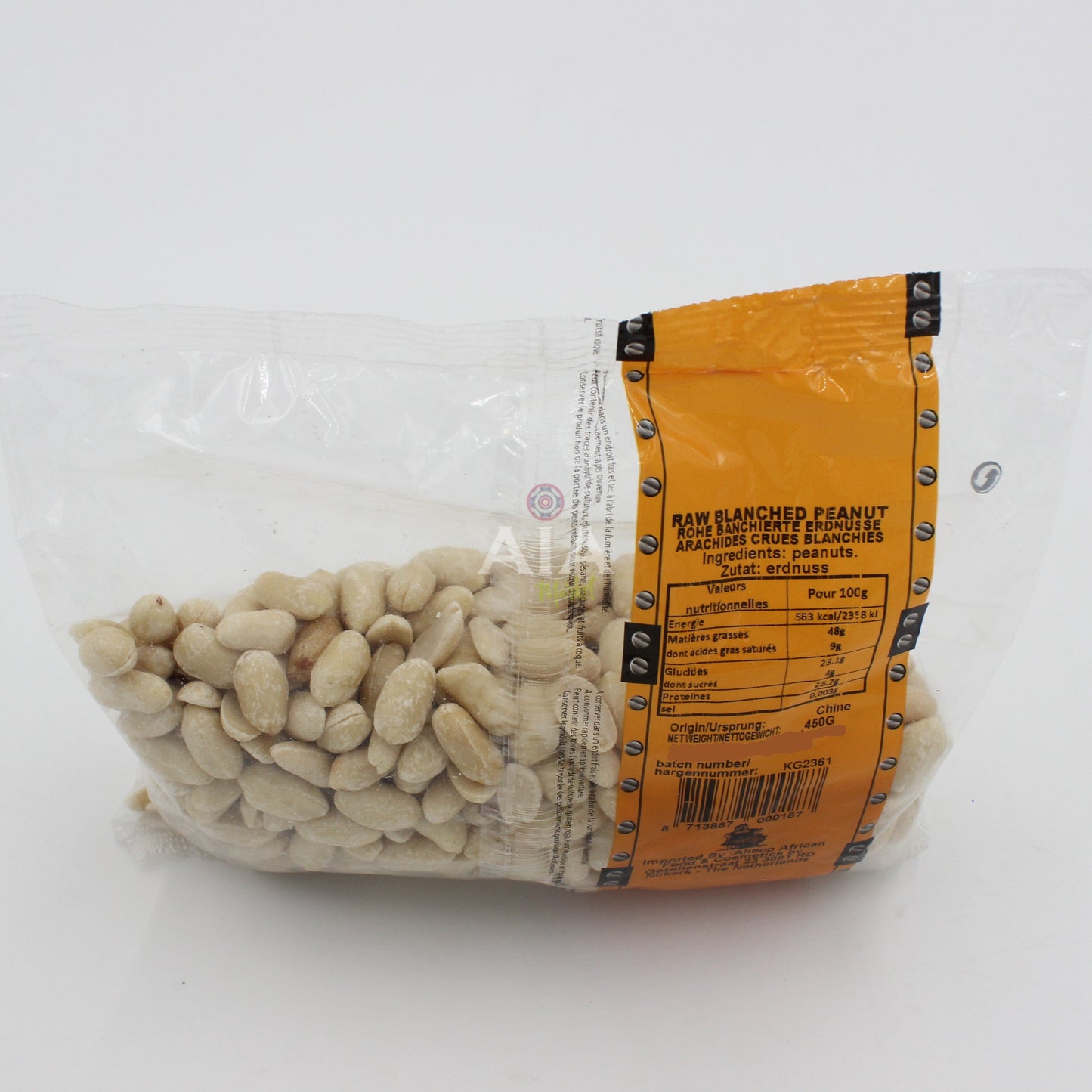 BiggiMama Weiße Erdnüsse in Körnern 500g