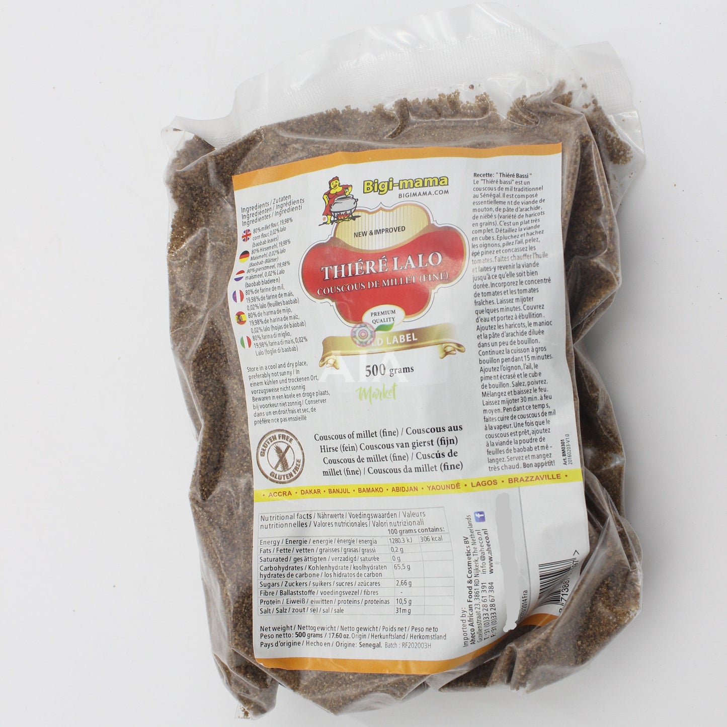 BigiMama Couscous de millet 500g