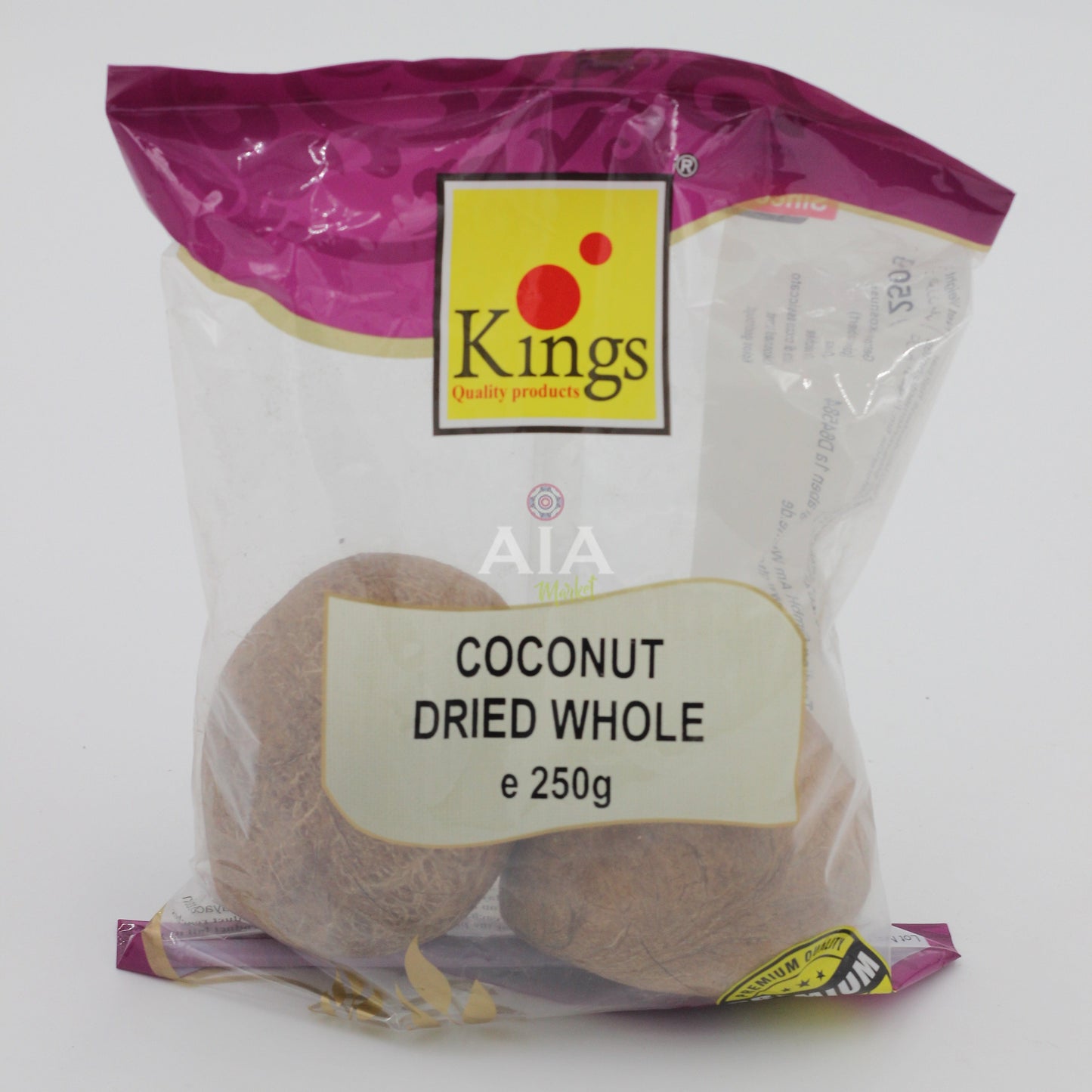 Kings Whole Dried Coconut 250g