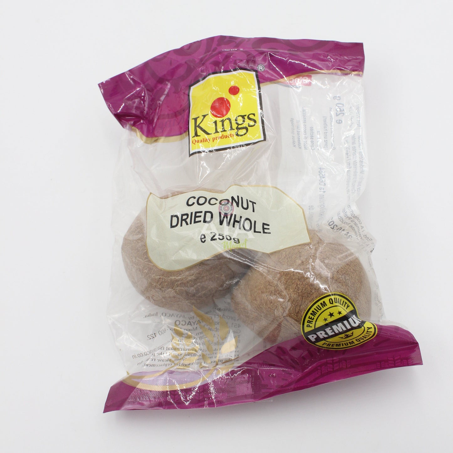 Kings Whole Dried Coconut 250g