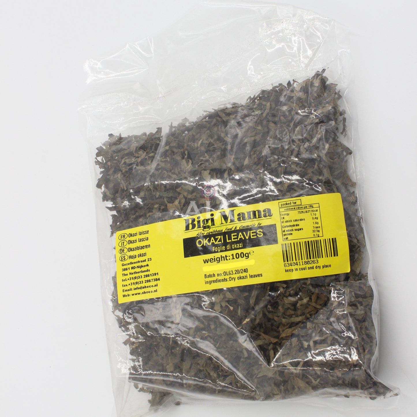 BigiMama Feuilles Okazi 100g