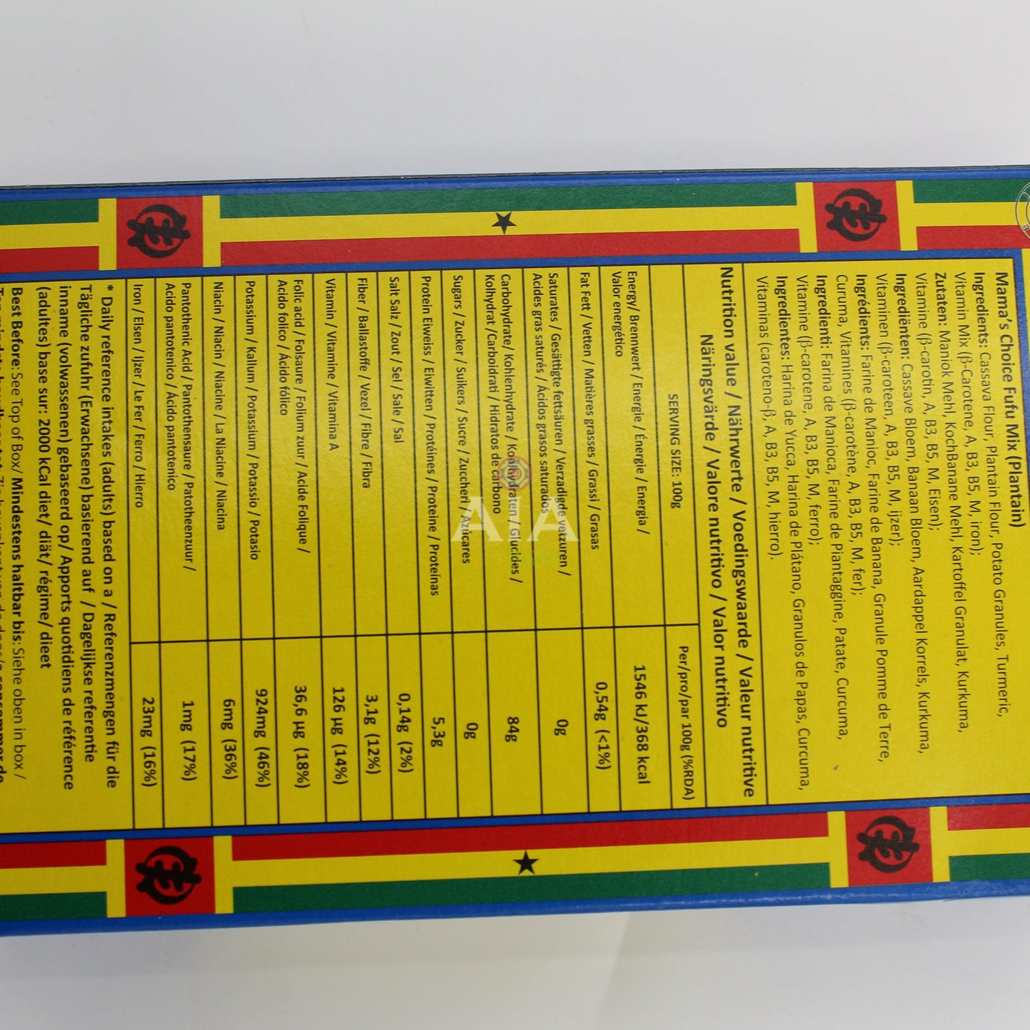 MAMAs CHOICE Farine de Kochbananen 624g