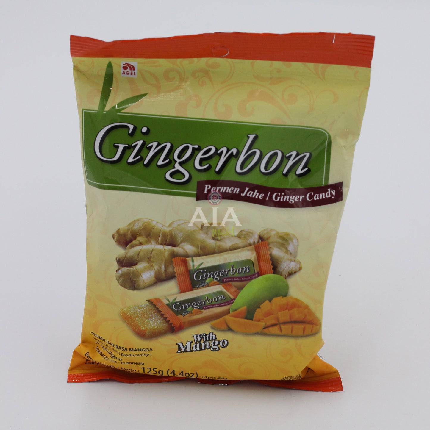 GingerBonbon Candies with Ginger and Lemon 125g
