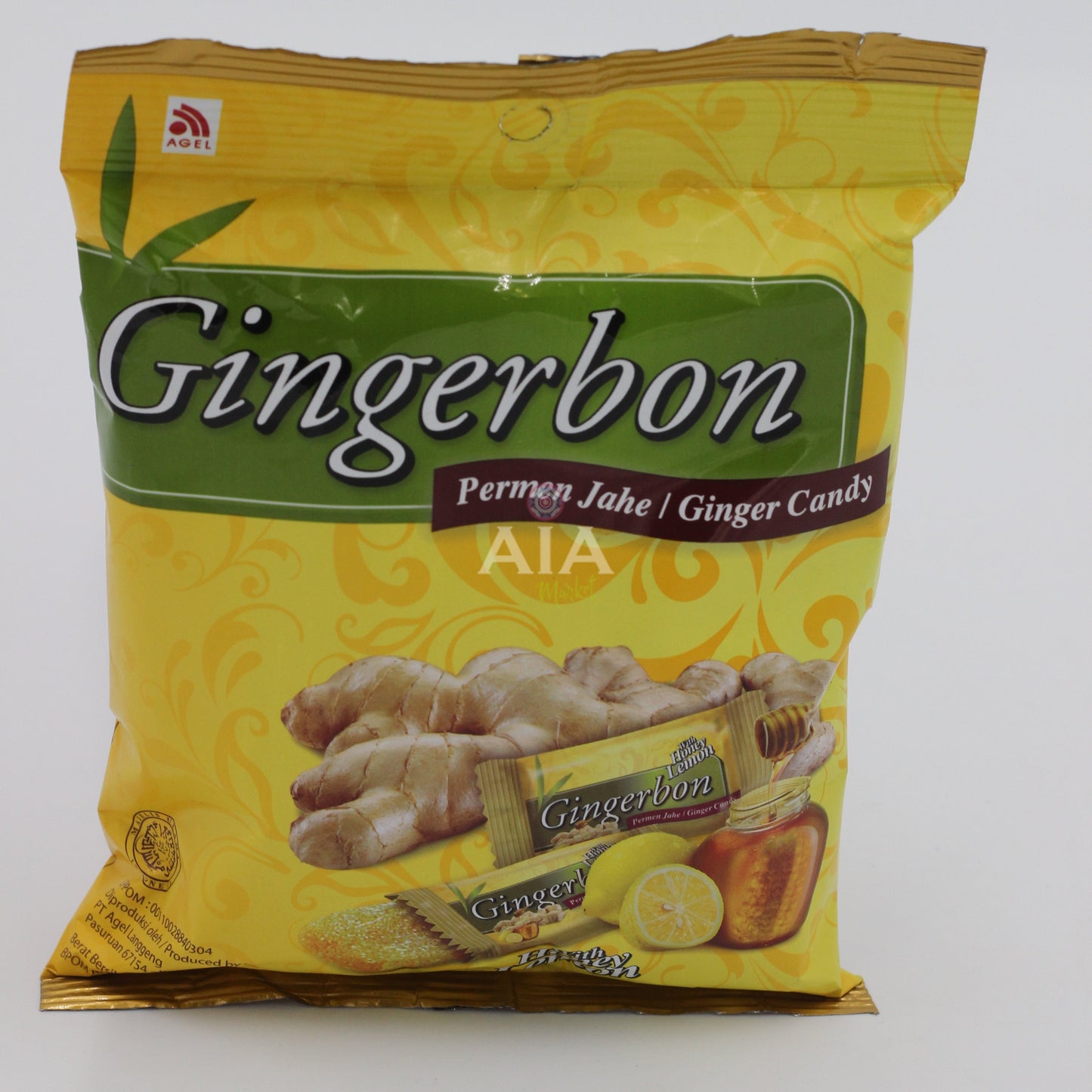 GingerBonbon Candies with Ginger and Lemon 125g