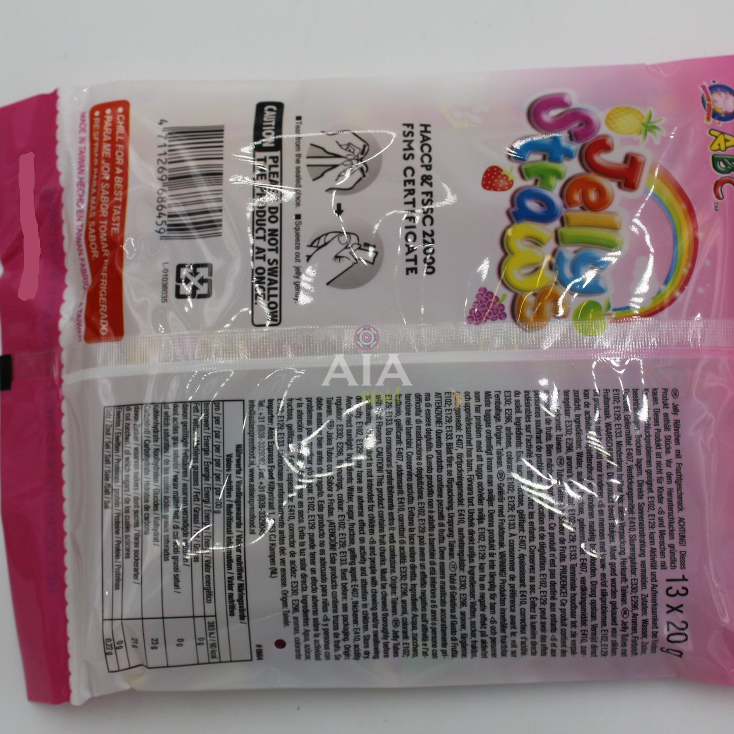 ABC Batons de Fruits Gelifies 260g