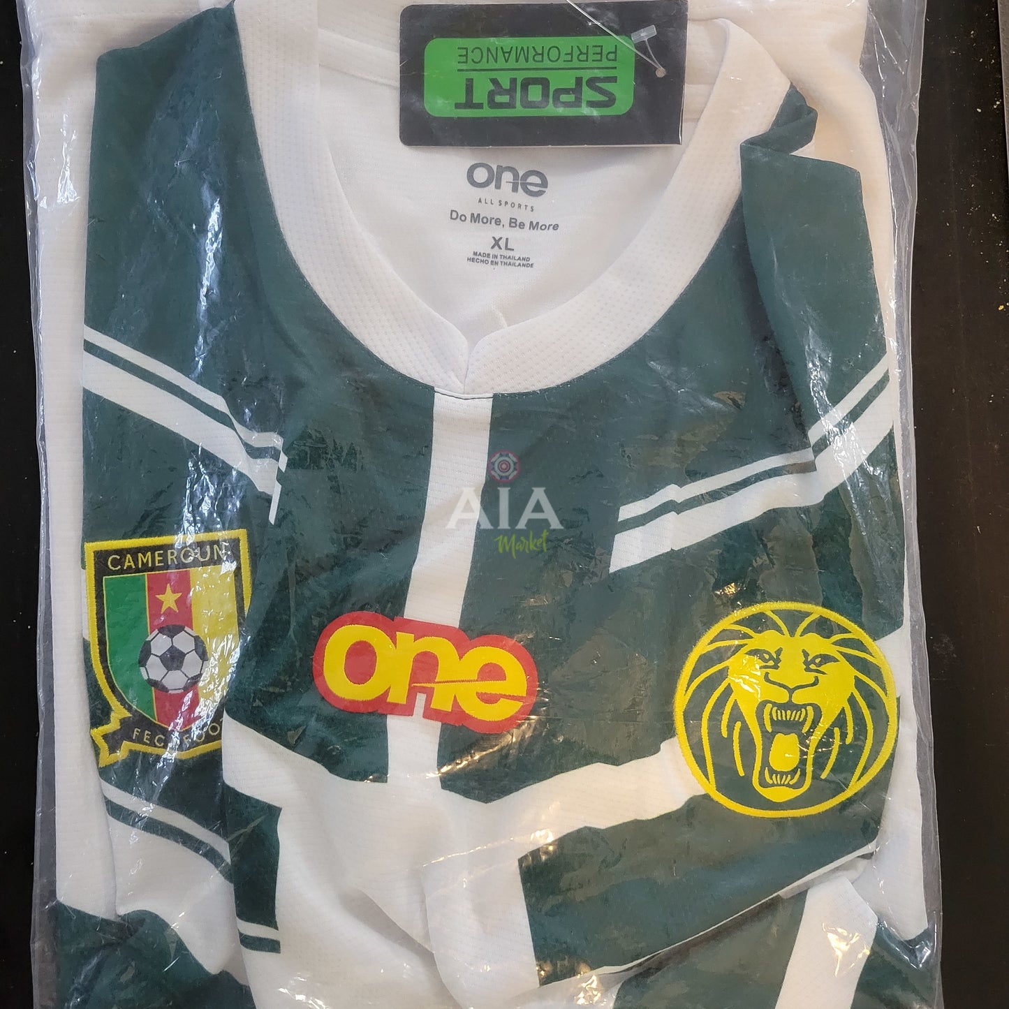 ONE White Soccer Jersey Cameroon PRO XL