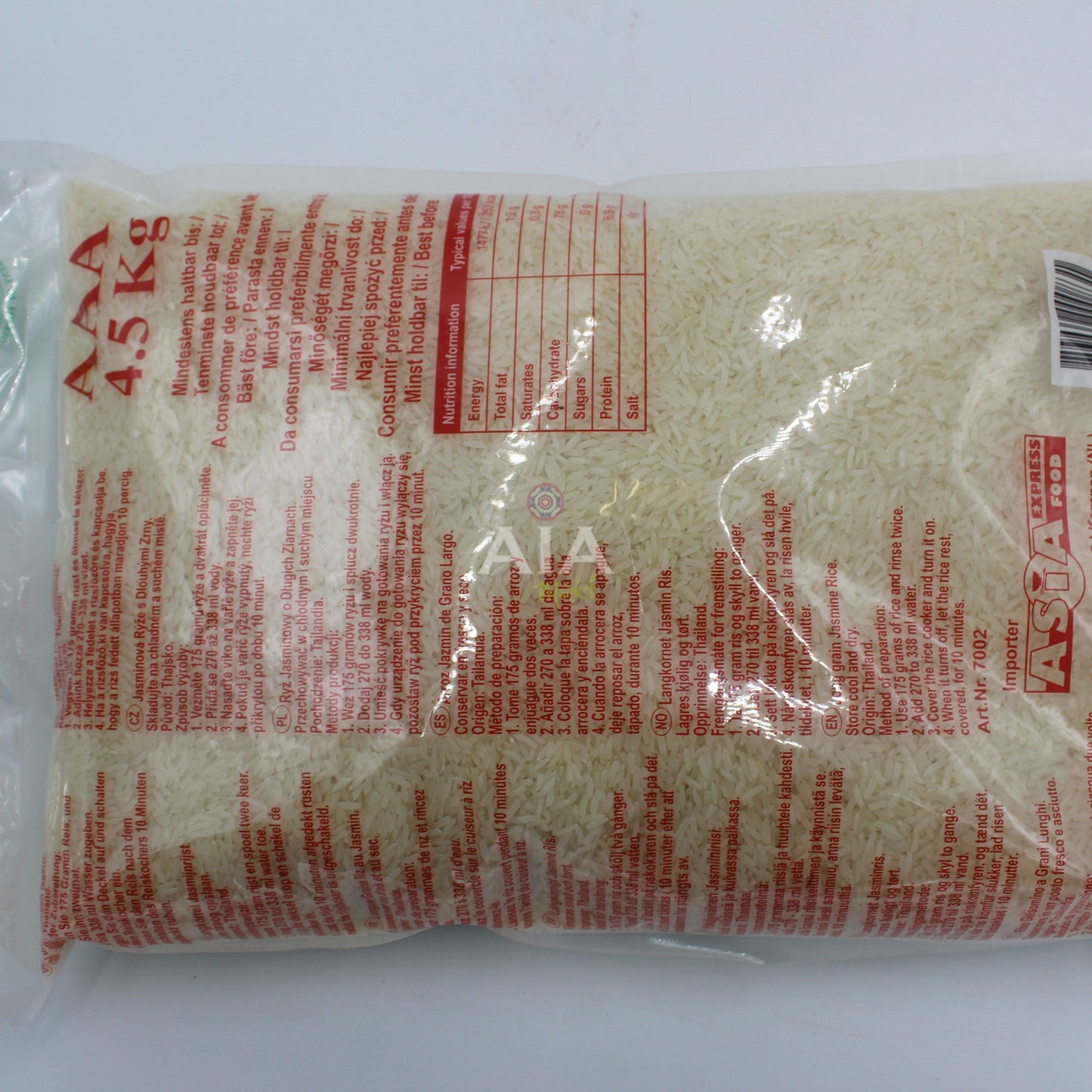 RoyalThaiRice Riz Long Grain Parfume 4.5Kg