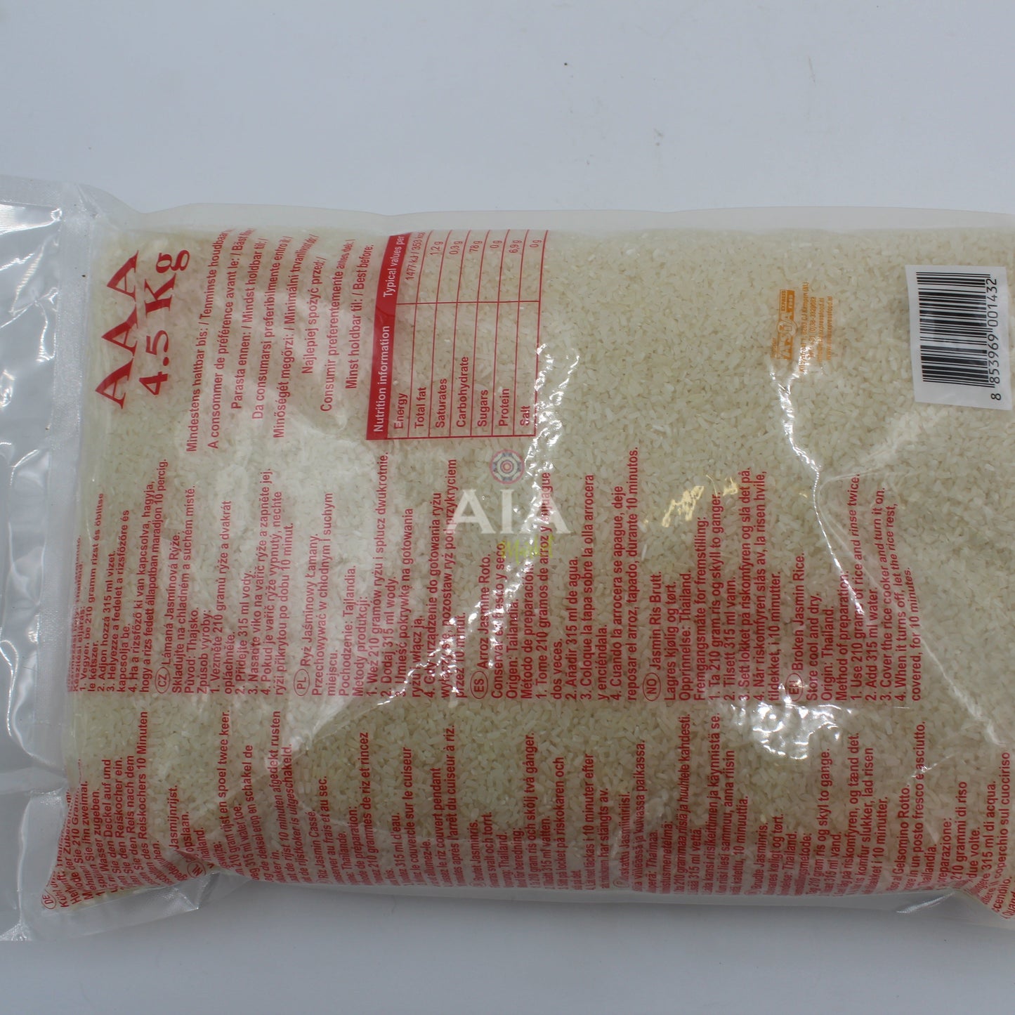 Royal Thai Gebrochener Jasminreis 4,5 kg