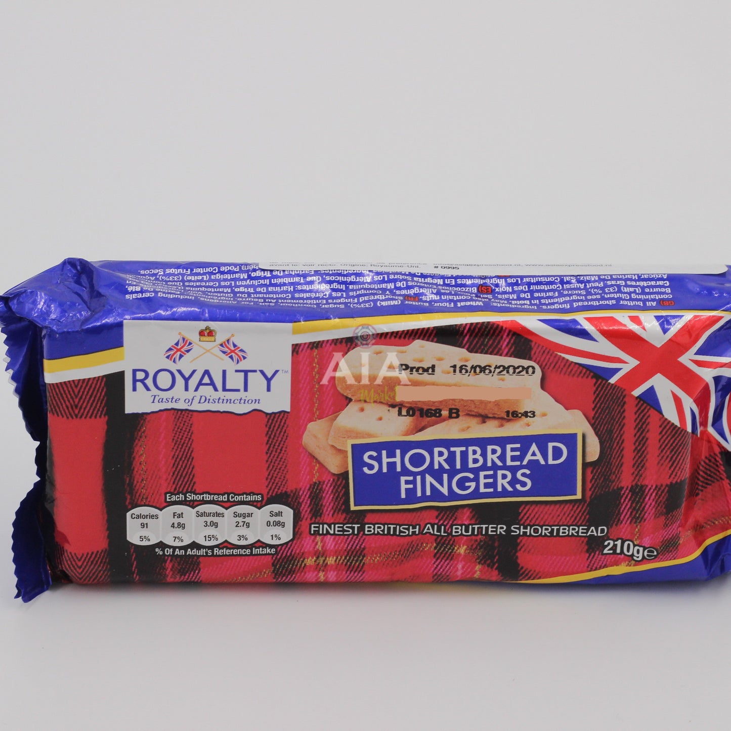 ROYALTY Pure Butter Sand Biscuits 210g