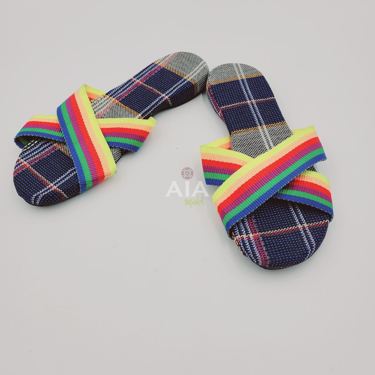 Sandalias floreadas África