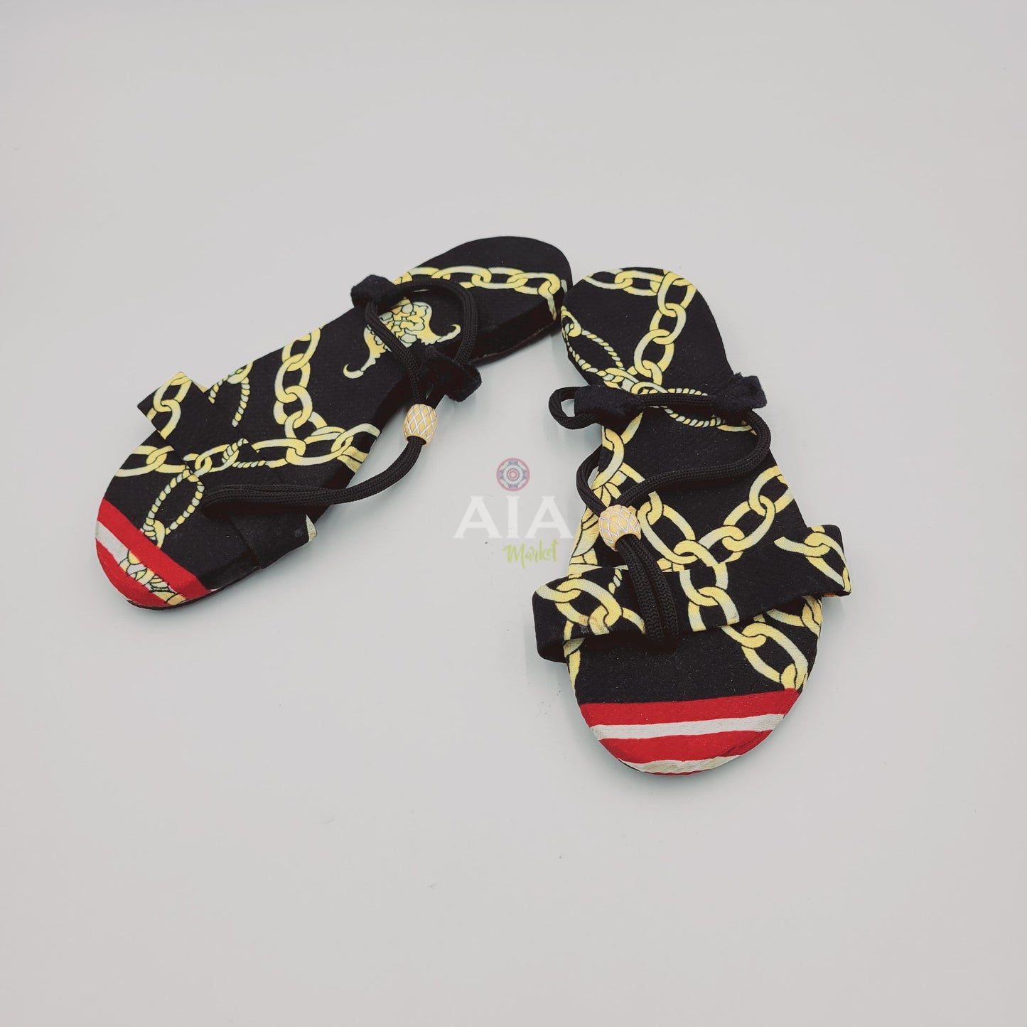Sandalias floreadas África