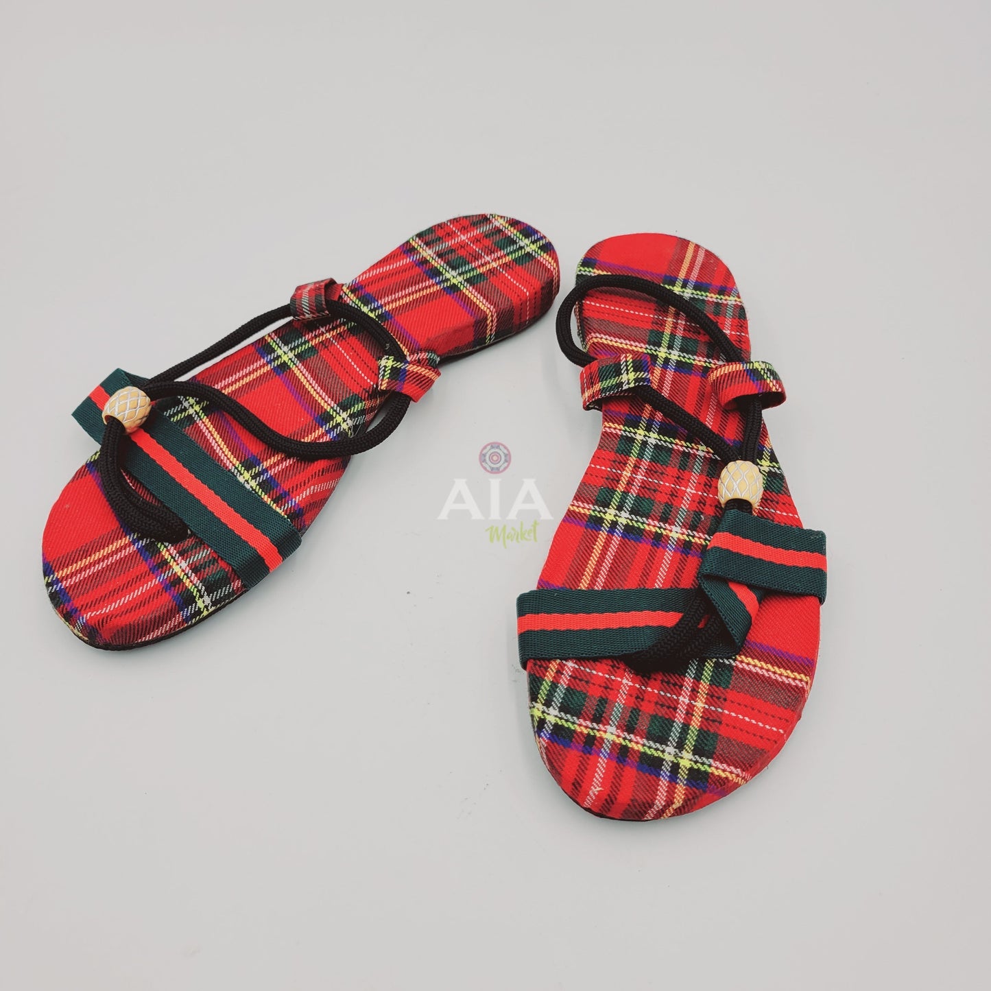 Sandalias floreadas África
