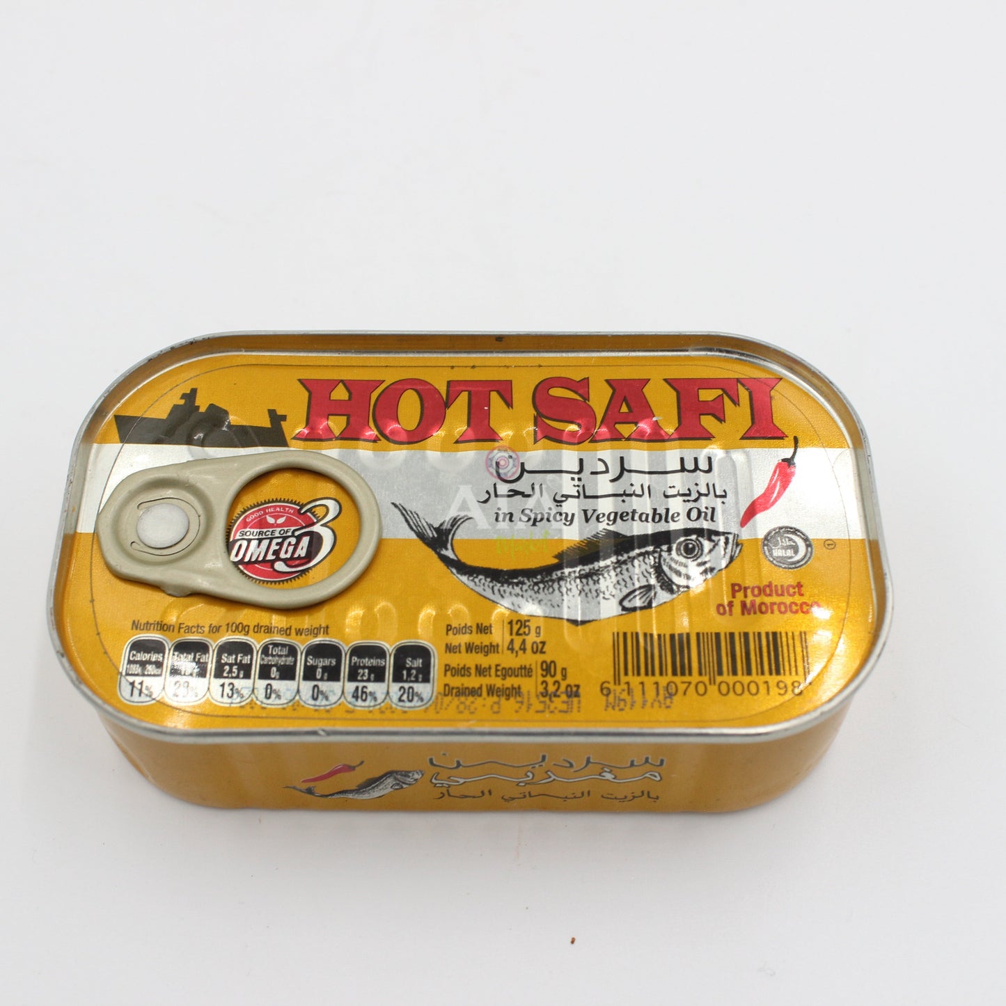 HOT SAFI Sardinen in würzigem Öl 125g