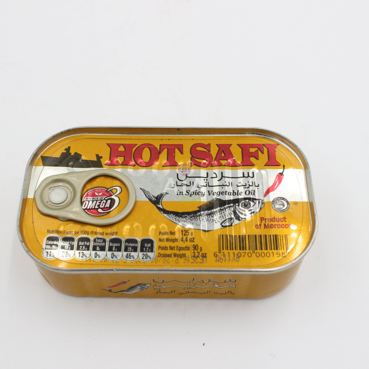 HOT SAFI Sardinen in würzigem Öl 125g