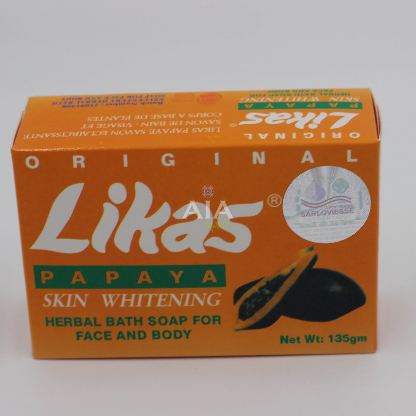 Likas Savon papaye 135g