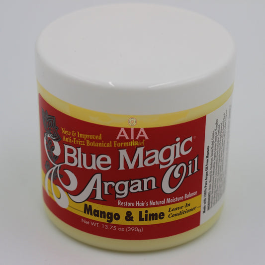 BlueMagic defrisant huile argan mangue citron 390g