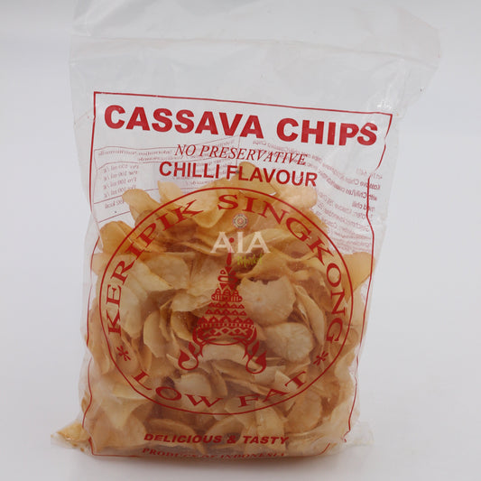 Chips de mandioca con pimientos 250g
