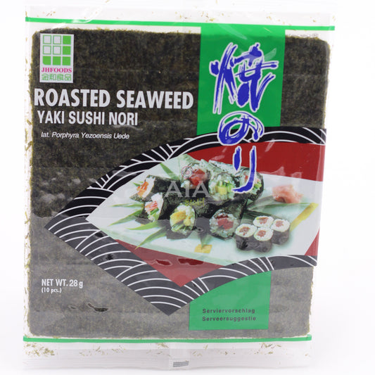 JHFOODS Feuilles Grillees pour Sushi 28g