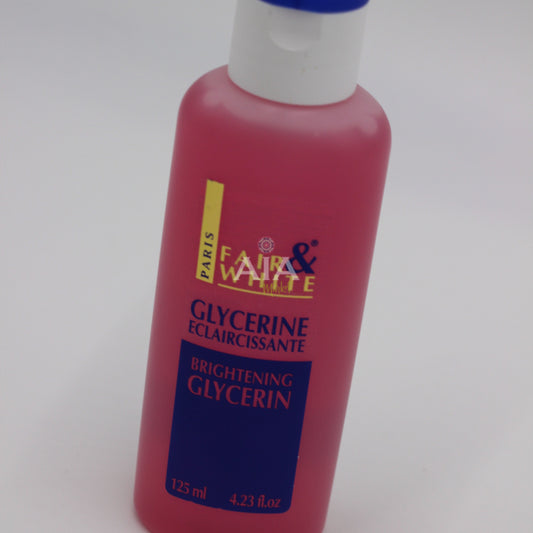 Fair and White Glycerine eclaircissante 125 ml
