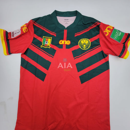 ONE Red Football Shirt Cameroon PRO XL