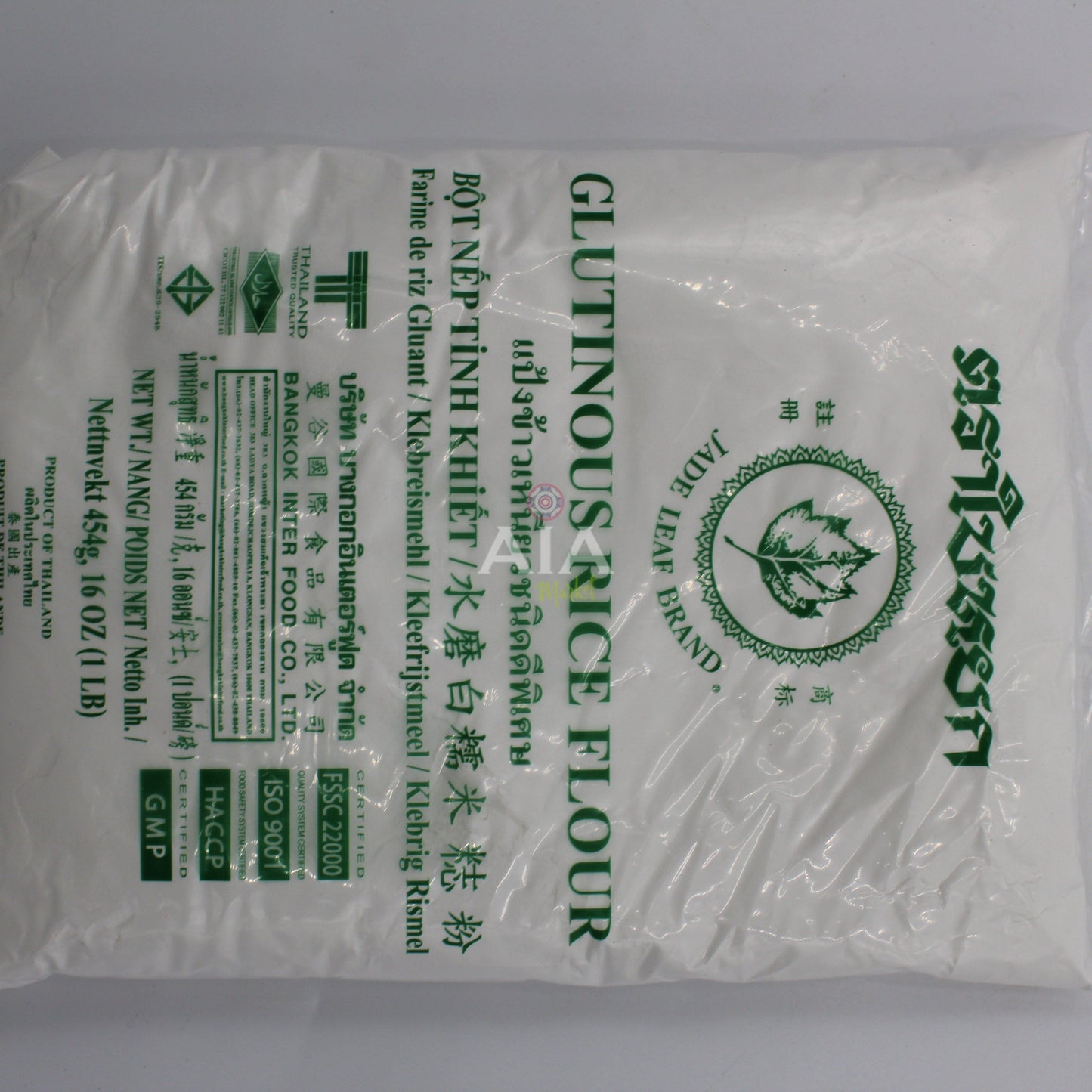 JADE LEAF Glutinous Rice Flour 454g