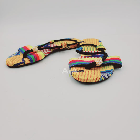 Afrika geblümte Sandalen